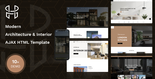 Hellix - Modern Architecture & Interior AJAX HTML Template