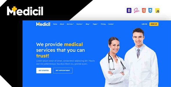 Medicil - Medical Clinic & Hospital Bootstrap Template