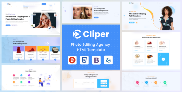 Cliper - Image Editing Agency HTML Template