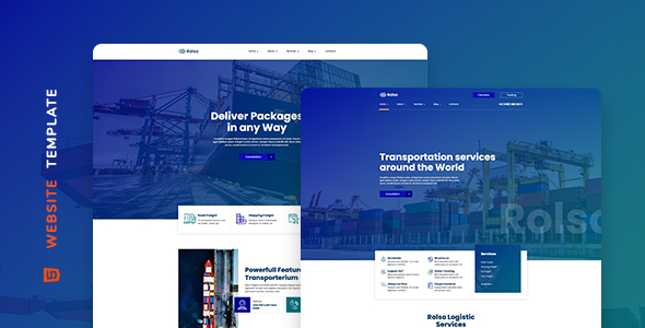 Rolso – Logistic Company Website Template