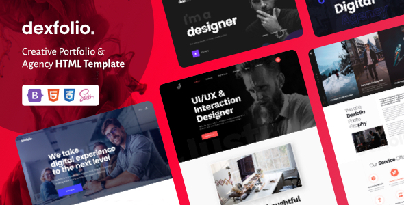 Dexfolio - Creative Portfolio & Agency HTML Template