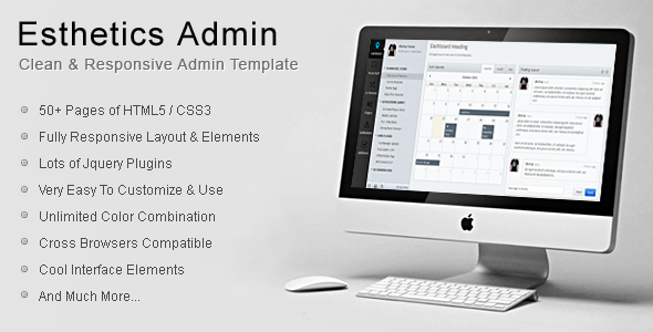 Esthetics Admin-Clean Admin Template