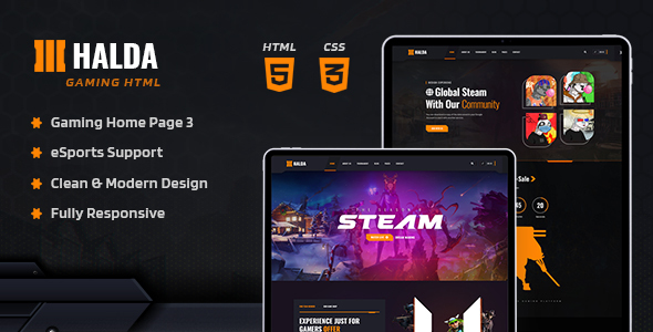 Halda - eSports and Gaming NFT Template