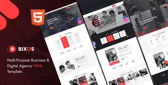 Bixos - Business & Digital Agency HTML Template