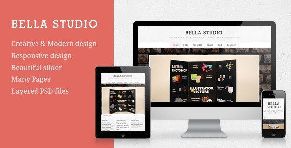 Bella Studio - Responsive Portfolio and Business