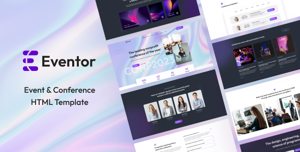 Eventor - Meetup Conference Expo Event Landing Page