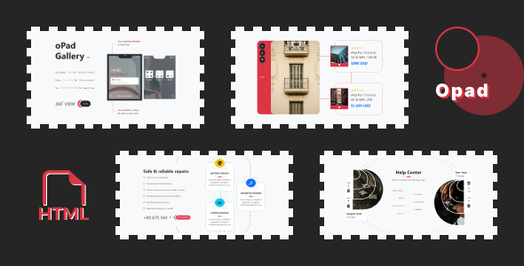 Opad - Mini Store HTML Template