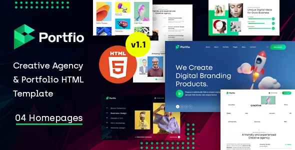 Portfio | Creative Agency & Portfolio HTML Template