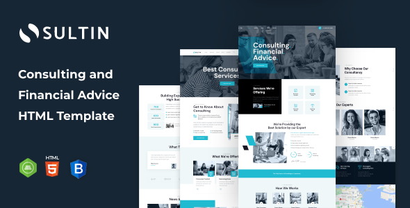 Sultin - Consulting HTML Template