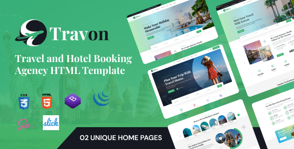 Travon - Travel and Tour Affiliate HTML Template