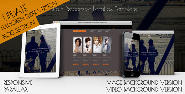 Alfa - Responsive Parallax Template