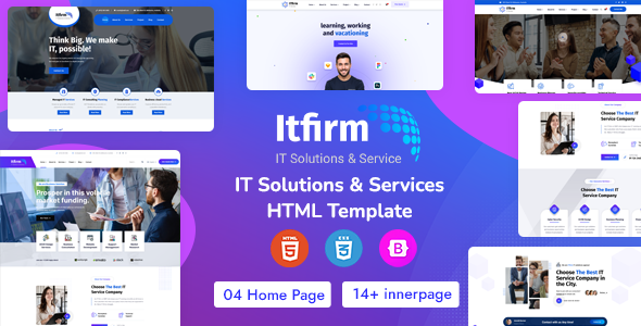 ITfirm - IT Solutions and Services HTML Template