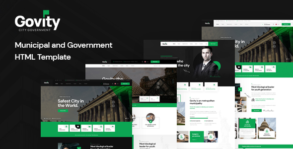Govity - Municipal and Government HTML Template