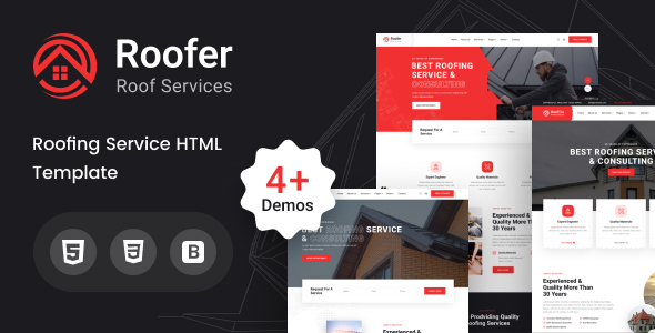 Roofer - Roofing Services HTML Template