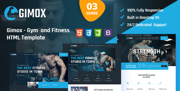 Gimox | Gym and Fitness HTML Template