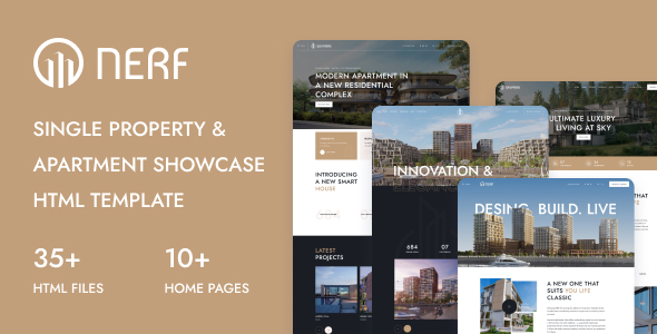 Nerf - Single Property HTML Template