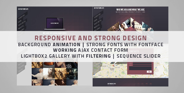 Skygo One Page HTML Template