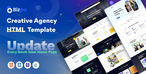 Bizpa - Creative Agency HTML Template