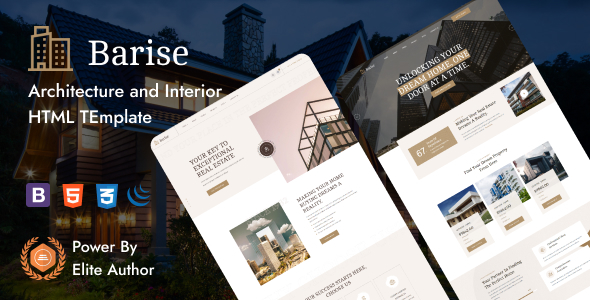 Barise - Architecture & Interior HTML5 Template
