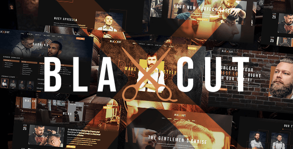 Barbershop & Hair Salon Website Template - Blaxcut