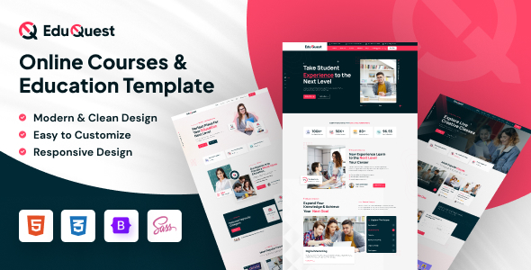 EduQuest - Education and LMS HTML Template