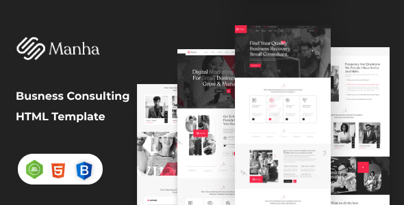 Manha - Business Agency HTML Template