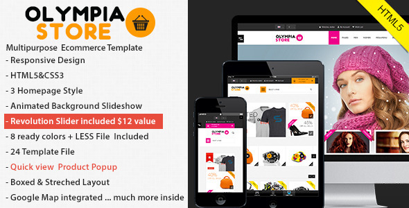Olympia responsive Html5 eCommerce