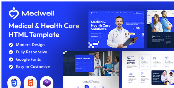 Medwell | Medical & Health Care HTML Template