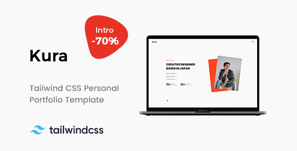 Kura - Tailwind CSS Personal Portfolio Template