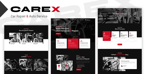 Carex - Car Repair & Auto Service Template