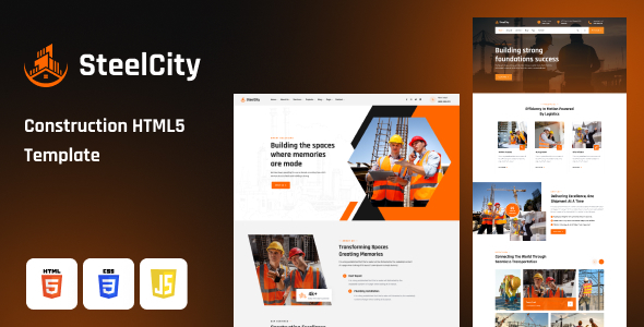 SteelCity - Construction HTML Template