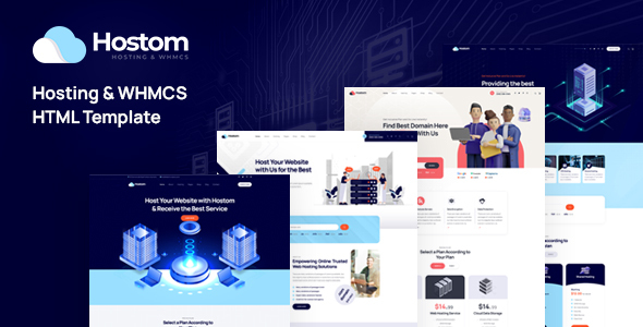 Hostom -  Web Hosting & WHMCS HTML Template