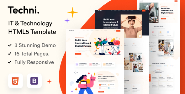Techni - IT & Technology HTML5 Template