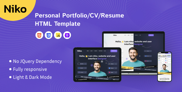 Niko - Personal Portfolio HTML Template