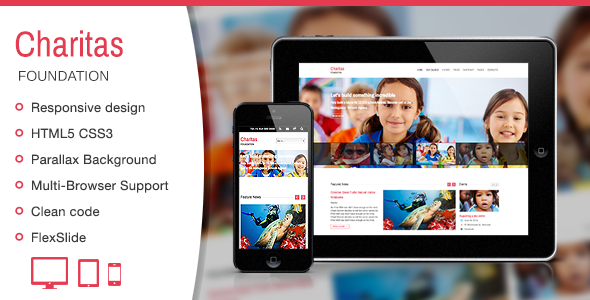 Charitas / Foundation HTML Template