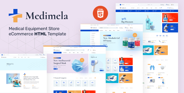 Medimela - Medical Equipment Store eCommerce HTML5 Template