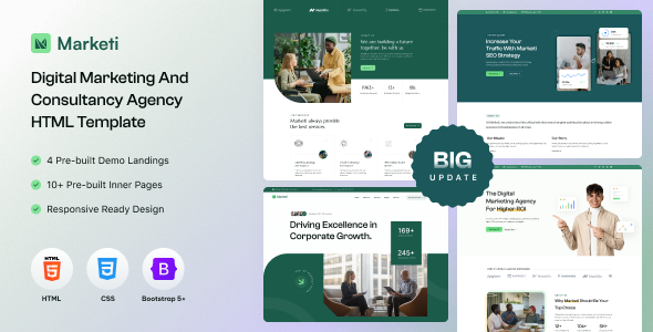 Marketi - SEO Digital Marketing HTML Template