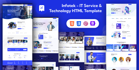 Infotek - IT Service & Technology HTML Template