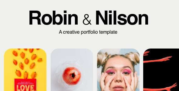 Robin and Nilson - a creative portfolio template