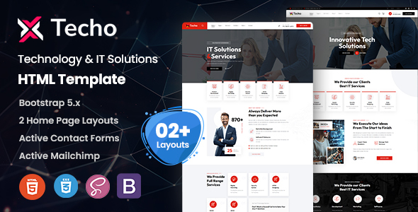 Techo - Technology & IT Solutions HTML Template