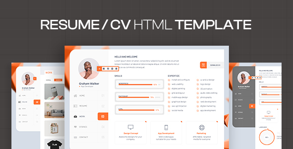 Resio - Resume HTML Template