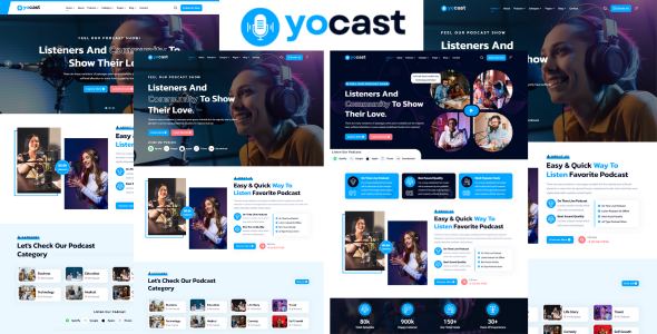 Yocast - Podcast HTML5 Template