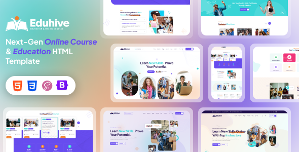 Eduhive - Education & Online Courses HTML Template