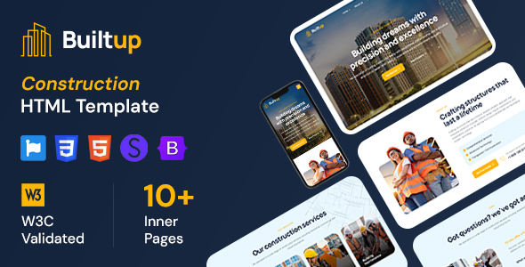 Builtup - Construction HTML Template