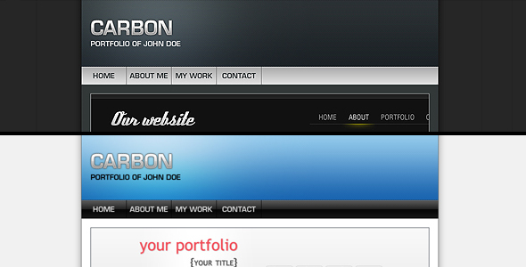 Carbon One Page Portfolio