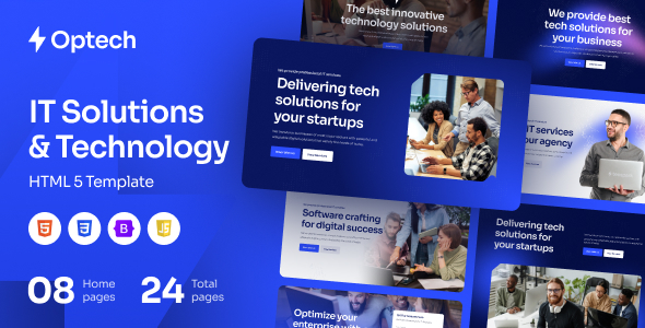Optech - IT Solutions and Services HTML5 Template