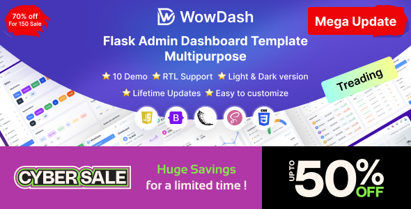 WowDash – Flask - Multipurpose Admin Dashboard Template