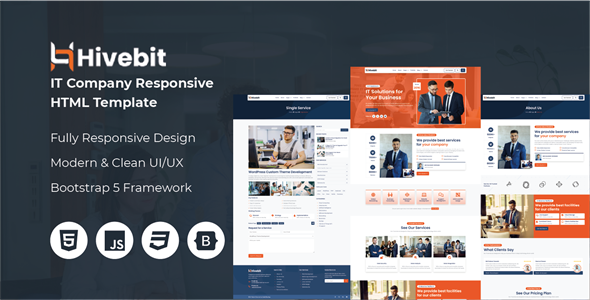 Hivebit - IT Solutions and Services HTML Template