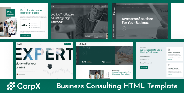 Corpx - Business Consulting HTML Template