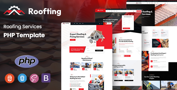 Roofting - Roofing Services PHP Template